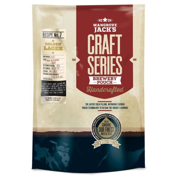 Mangrove Jacks Craft Golden Lager Pouch 2.2 kg