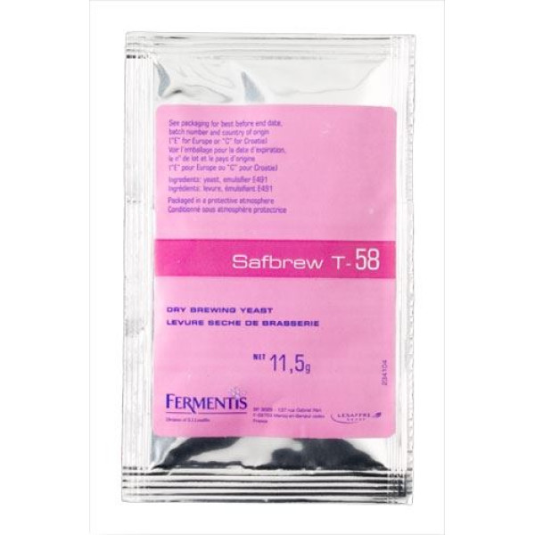 Safbrew T-58 General Yeast 11.5g