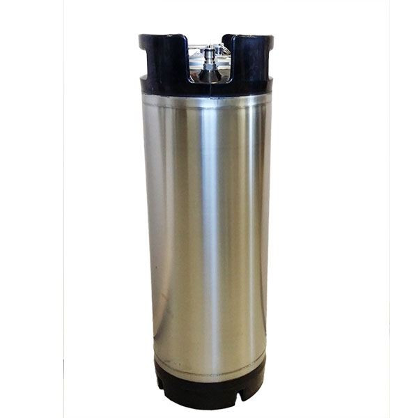 19L Ball Lock Keg with rubber base and handle - NEW