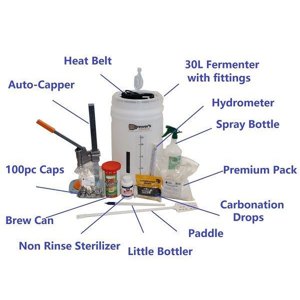New Premium Starter Kit for homebrew