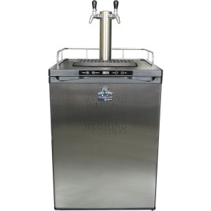 Stainless Steel Door Kegerator Double S.Steel Tap