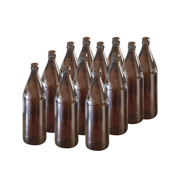 12x750ML Long Neck Bottles