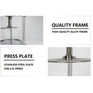 New Generation 5.3L Stainless Steel/Alloy Multi Function Press