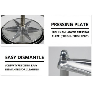 New Generation 5.3L Stainless Steel/Alloy Multi Function Press