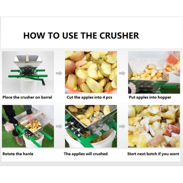 7L Stainless Steel/Alloy Fruit Crusher