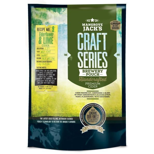 Mangrove Jacks CS Elderflower & Lime Cider - 2.4kg