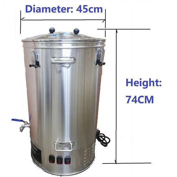 65L/3400W Digital Turbo Boiler