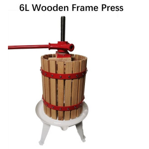 6L Manual press with wooden bucket(To be assembled)