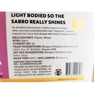 All-Inn Fresh Wort Kit - Sabro Extra Pale Ale