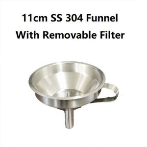 Stainless steel Funnel 11 cm with filter