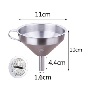 Stainless steel Funnel 11 cm with filter
