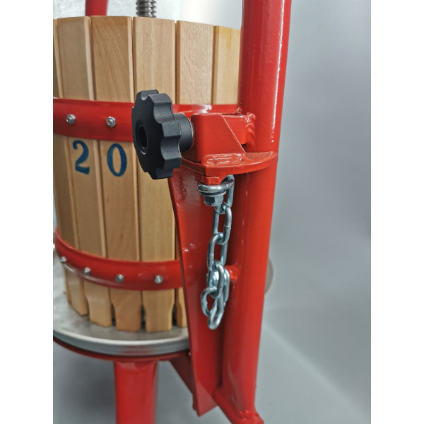 Italy Made 10L Wooden Bucket Fruit Press with T Handle