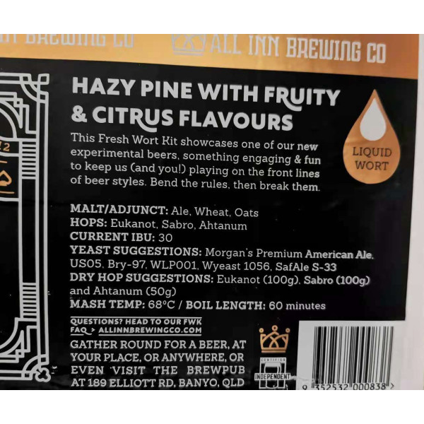 All-Inn Fresh Wort Kit - HAZY IPA Kit
