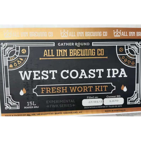 All-Inn Fresh Wort Kit - West Coast IPA Kit