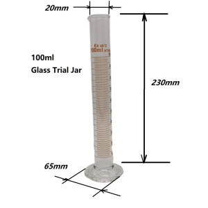 Glass Trial Jar 100ML
