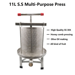 11L Full Stainless steel S304 Multi-purpose Press