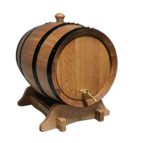 10L American Oak Barrel with Brass Tap