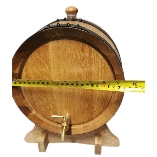 10L American Oak Barrel with Brass Tap