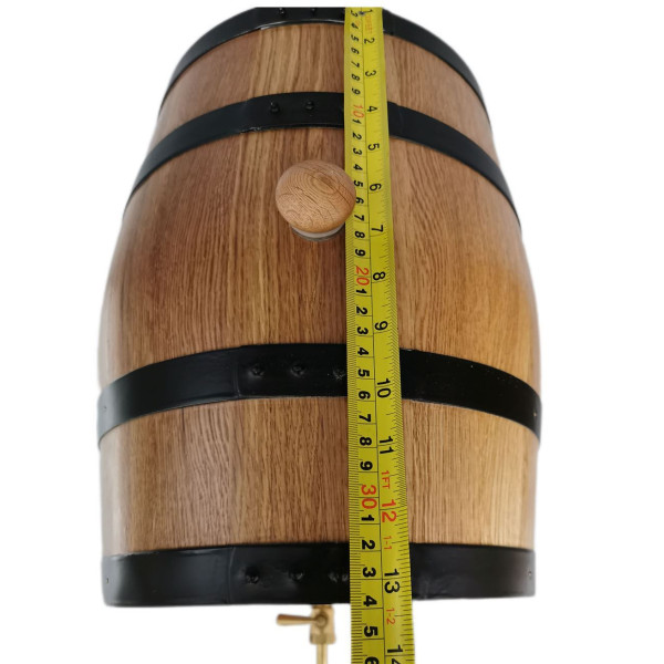 10L American Oak Barrel with Brass Tap