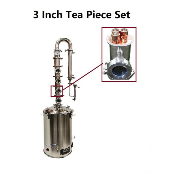 3 Inch Stainless Steel Tee Piece Set