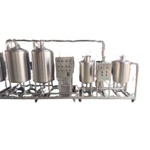Temperature Controlled 3 x 150L Fermenter with Mixer in Skid