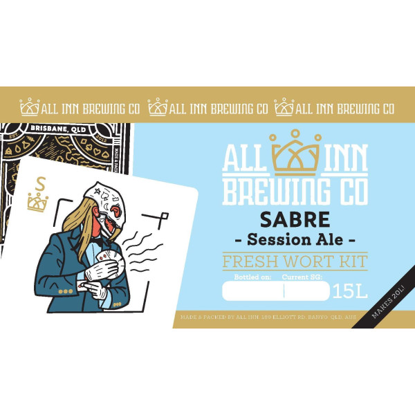 All-Inn Fresh Wort Kit - Sabre Session Ale Kit