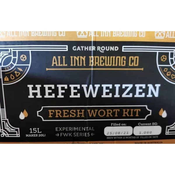 All-Inn Fresh Wort Kit - Hefeweiszen Beer Kit