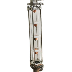 65L Stillmate 4 x 2" Crystal Clear Bubble Plate Still
