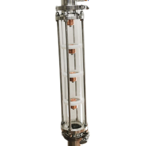 65L Stillmate 4 x 2" Crystal Clear Bubble Plate Still
