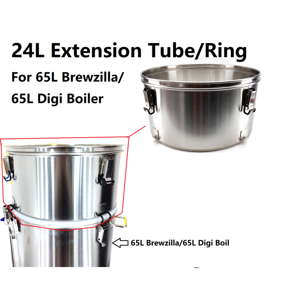 24L Extension Tube/Ring Kit for 65L Digiboil/Brewzilla
