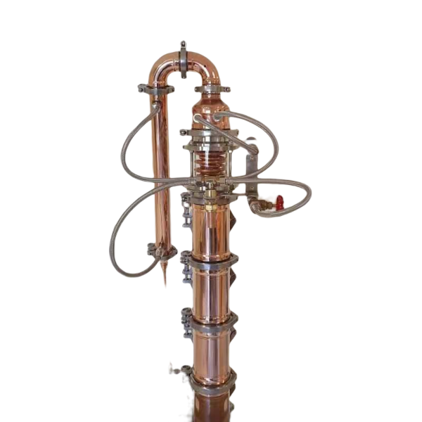Stillmate Full Copper 4" x 4 Plate Modular Spirits Still Condensor
