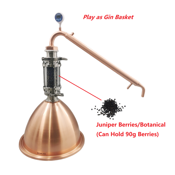 2“ Sight glass Extension Kit for S.S Copper Dome & Pot Still Kit
