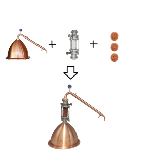 2“ Sight glass Extension Kit for S.S Copper Dome & Pot Still Kit
