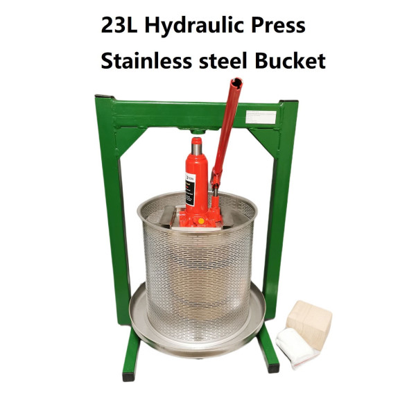 Heavy Duty 23L Stainless steel Hydraulic Press