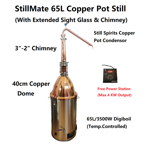 Stillmate 65L Copper Mini Distilery Pot Still Kit