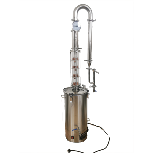 35L Stillmate 4 x 3" Crystal Clear Bubble Plate Still