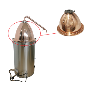 Large Alembic Copper Dome for 65L Digiboil- 3" Ferrule