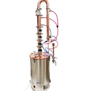 Stillmate 65L Copper 4 x 4" Plate Colume Modular Micro Distillery - Free Power station