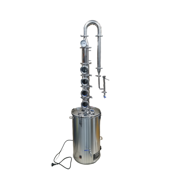 StillMate 65L SS 4" x 4 Plate Modular Micro Distillery -  Free Power station