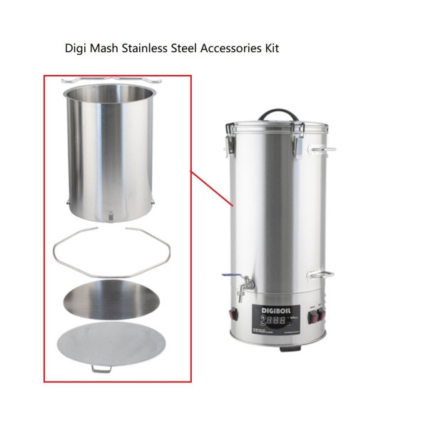 Digi Mash Stainless steel Accessories kit - For 35L Digiboil boiler