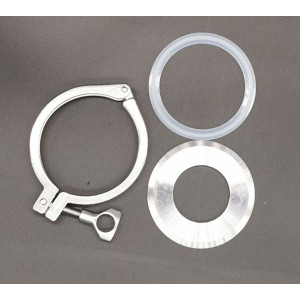 3" Triclover Cover Plate with 48mm Hole Kit