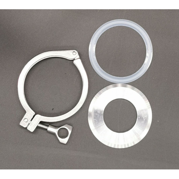 3" Triclover Cover Plate with 48mm Hole Kit