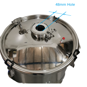 3" Triclover Cover Plate with 48mm Hole Kit