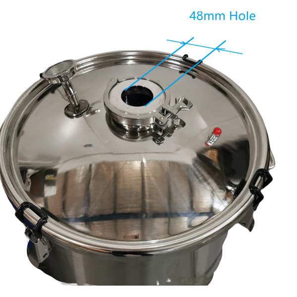 3" Triclover Cover Plate with 48mm Hole Kit