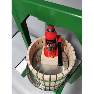 14L Wooden Frame Wine Press With Hydraulic Jack (To be assembled)