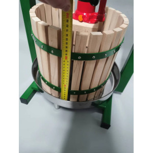 14L Wooden Frame Wine Press With Hydraulic Jack (To be assembled)