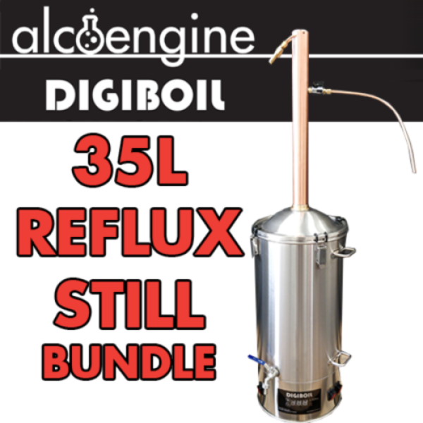 35L Alcoengine Reflux Copper still - 35L Digiboil boiler