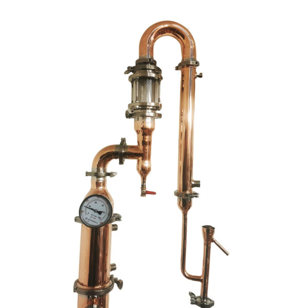 Copper PostPosition 3" Gin Basket for Modular Still