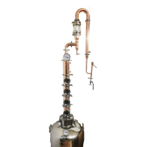 Copper PostPosition 3" Gin Basket for Modular Still