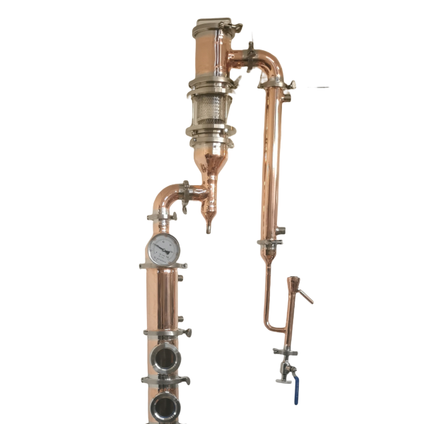 Copper 4" Gin Basket/Carter Head for Modular Still